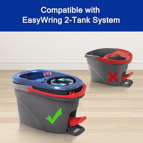 JEHONN Spin Mop Replacement Heads, Handle - Image 2