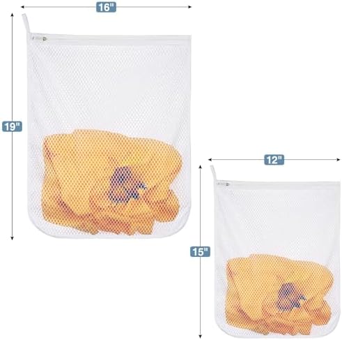 Honeycomb Mesh Laundry Bags 8 Pack, Durable Washing Bags - Image 5