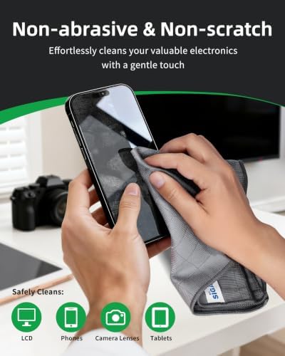 MR.SIGA Ultra Fine Microfiber Glass Cleaning Cloths - Image 4