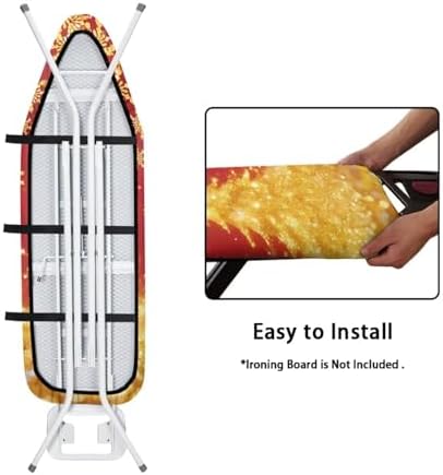 Christmas Tree Print Ironing Board Cover Protector Snowflake Print Ironing - Image 4