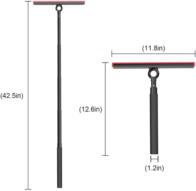 Shower Squeegee for Glass Doors, Window Squeegee for Home, Squeegee - Image 2