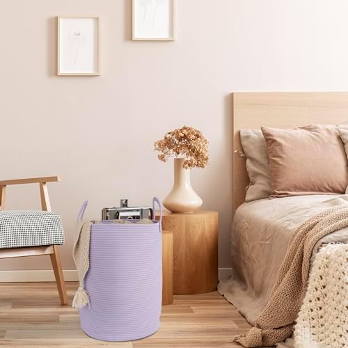XUANGUO Rope Laundry Basket Hamper - Image 5