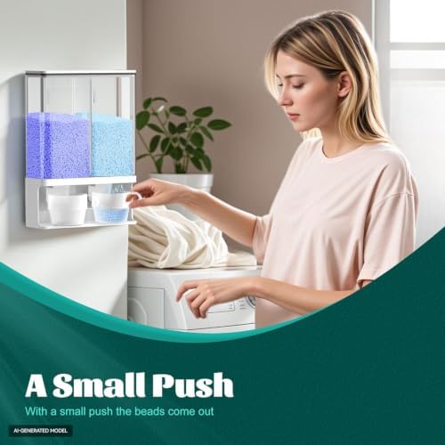 52.5 OZ Wall-Mounted Laundry Detergent Dispenser - Image 3