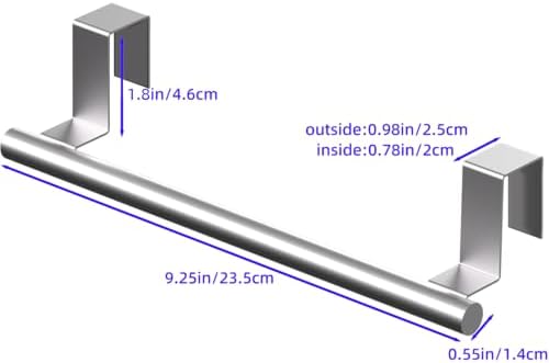 Cabinet Door Towel Bar, Kitchen Towel Holder - Image 3