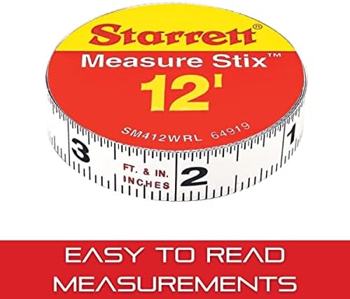 Starrett Tape Measure Stix, 1/2" x 144", S1 Style - Image 4