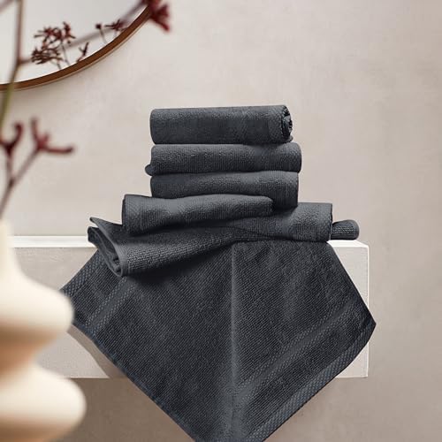 GLAMBURG Ultra Soft 12-Piece Washcloths Set 13x13-100% Ringspun Cotton - Image 3