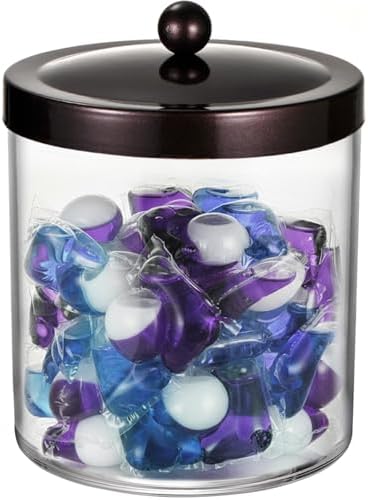 50 Oz Laundry Pods Container Clear by Amolliar
