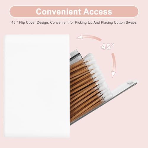 Wall Mount Qtip Holder No Drilling, Cotton Swabs Holder - Image 6