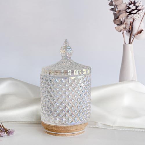 2 Pack Glass Qtip Holder, Apothecary Jars - Image 5
