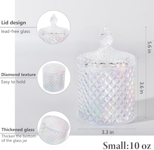 2 Pack Qtip Holder Apothecary Jars - Image 3