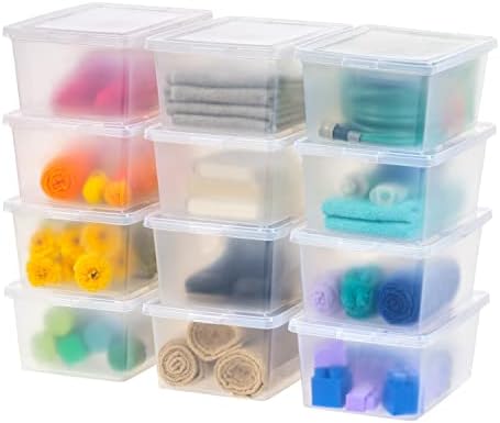 IRIS USA 12-Pack 17 Qt Storage Bins by IRISUSA