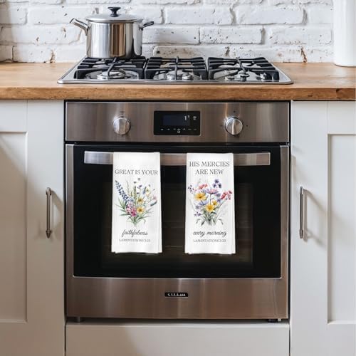 Floral Christian Kitchen Towels - Image 3