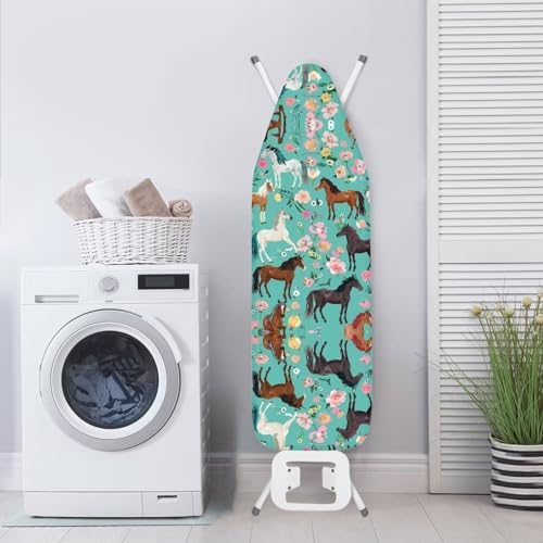 Flashideas Green Shredded Horse Ironing Board Cover and Pad Standard Size - Image 4