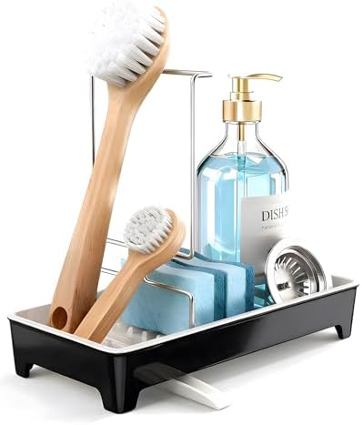 Minimalist Sink Caddy, Rustproof Sponge Holder - Image 2
