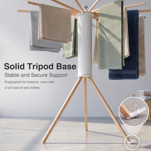 Foldable Clothes Drying Rack, Laundry Drying Rack Collapsible - Image 4