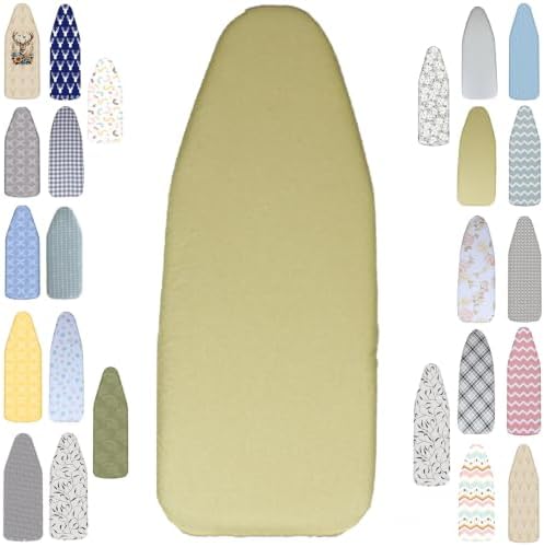 Insulated Mini Ironing Board Cover and Pad 11.8x35.4-15.7x43.3 Inch, 100% by Unknown