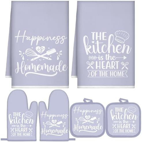 Sratte 6 Pcs Kitchen Decor Accessories Set, Dreamy Purple by Sratte