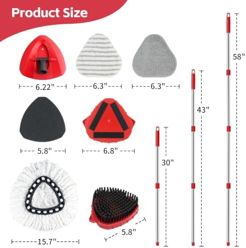 Spin Mop Replacement Head, Base - Image 3