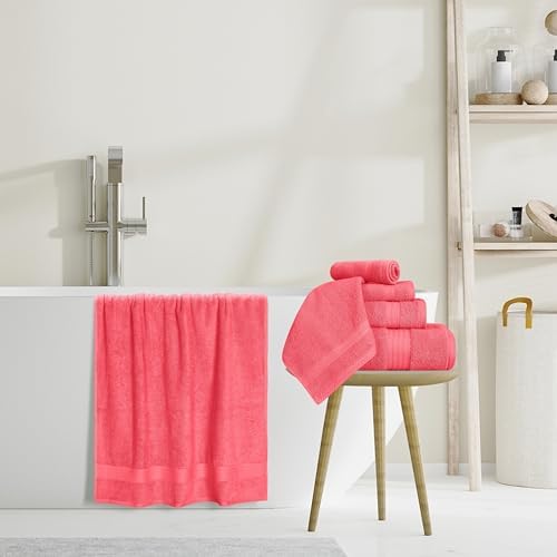 GLAMBURG Ultra Soft 8-Piece Towel Set - Image 5