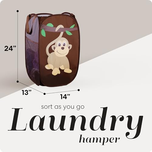 Handy Laundry Collapsible Mesh Pop Up Laundry Hamper 14 x 13 x 24 in - Image 2