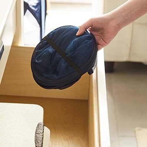 TECHMILLY Collapsible Mesh Pop Up Laundry Hamper - Image 4
