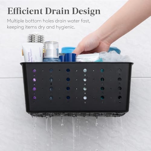 Lifewit Portable Shower Caddy, Plastic Basket Organizer, 2 Pack - Image 5