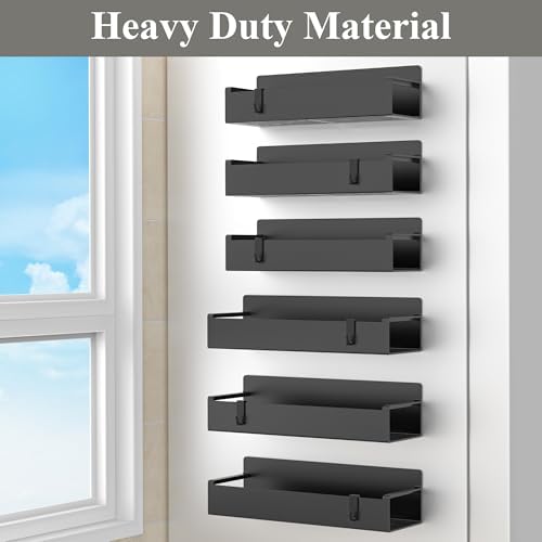 HuggieGems 6 Pack Magnetic Spice Rack Organizer - Image 4