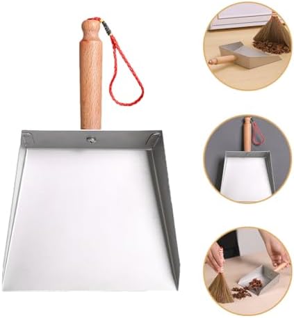 Beaupretty Stainless Steel Small Dustpan Short Handle Metal Dust Pan - Image 6