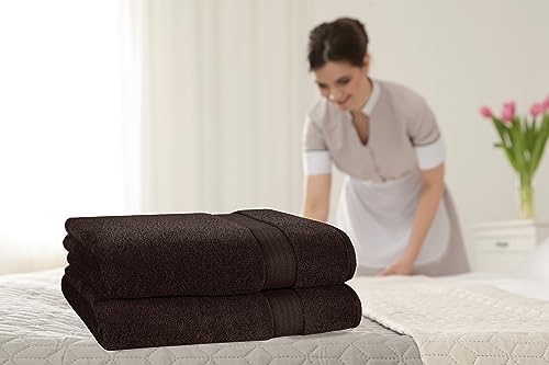 GLAMBURG 700 GSM Premium 2-Pack Oversized Extra Large Bath Sheet Set - Image 3