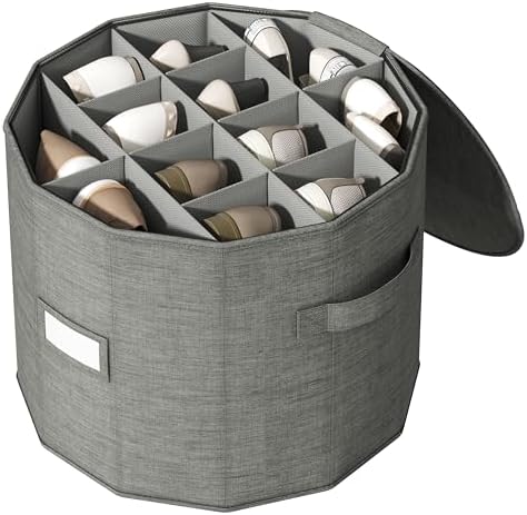 Round Shoe Organizer, Fan Dividers by Vailando