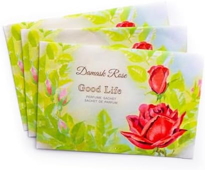Good Life Damask Rose Scented Sachets | Designed in New Zealand | 12 Sachets - Image 3