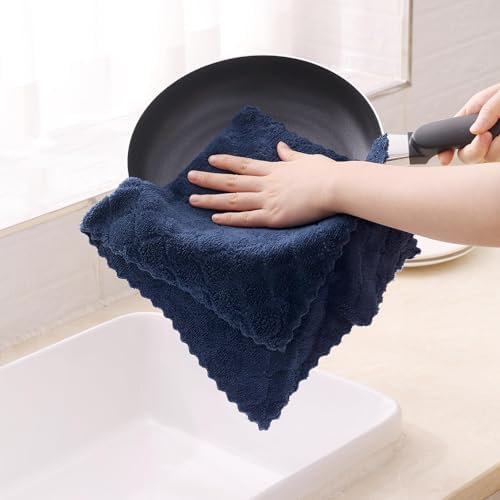 Homaxy Super Soft 16 Pack Coral Velvet Dish Cloths - Image 4