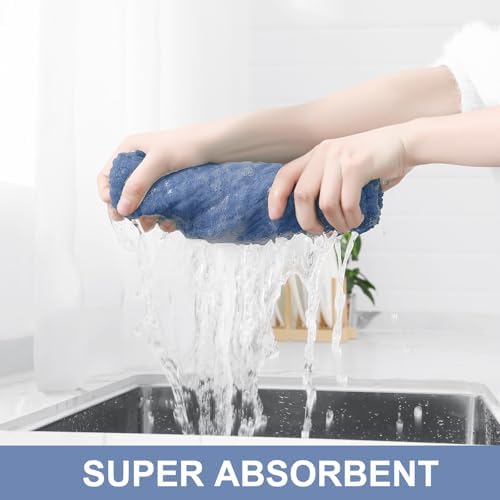 Homaxy Large Premium Cotton Kitchen Towels 16"x 28", 8 Pack - Image 3