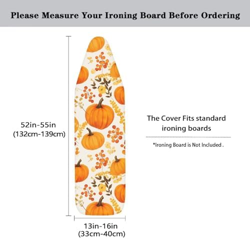 Iron Board Cover Fall Pumpkin Standard Size Thick Padding - Image 5