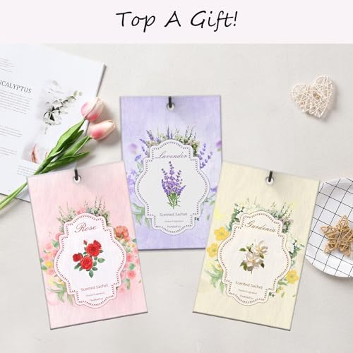 12 Packs Scented Sachets for Drawer and Closet, Long-Lasting Sachet Bags for - Image 3