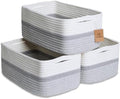 NaturalCozy 13.5”x8.5”x5.5” Storage Baskets by NaturalCozy