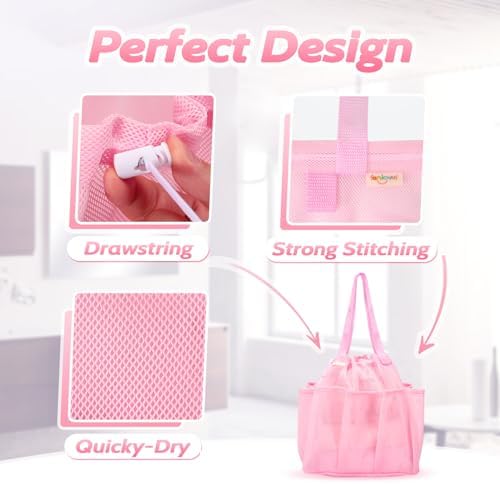 famichan Mesh Shower Caddy Portable - Image 2