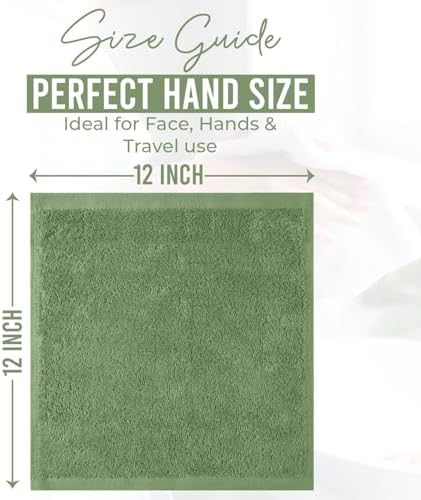 DAN RIVER 12 Pack Cotton Wash Cloths Set - Image 2