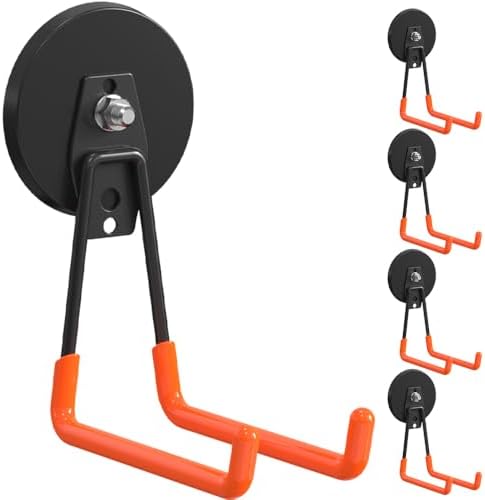 4Pcs Large Magnetic Hooks Heavy Duty Strong Magnet Hooks Heavy Duty Garage by AIYOTAR