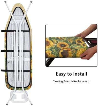 Ironing Board Cover with 3 Adjustable Straps Heat Reflective Full Size Scorch - Image 4