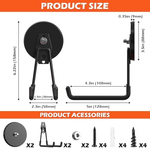 Extra Large Heavy Duty Magnetic Hooks - Image 2
