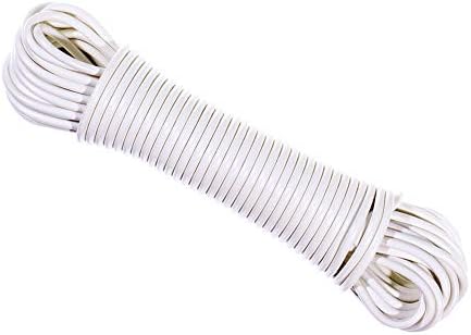 West Coast Paracord Plastic Clothesline – 5/32 inch or 7/32 Inch – White by WestCoastParacord