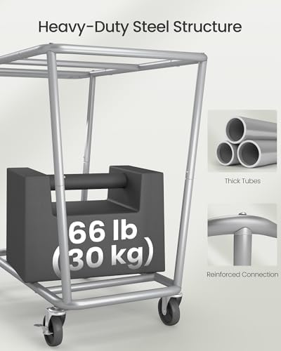 SONGMICS 2-Section Laundry Basket - Image 4