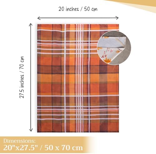 Maison d' Hermine Kitchen Towels Set of 3 Reusable 100% Cotton 27.50" x 20" - Image 4