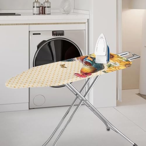 Chicken Sunflower Ironing Board Cover and Pad Standard Size Iron Board - Image 2