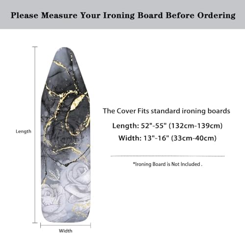 Flashideas Ink Flower Ironing Board Cover - Image 6
