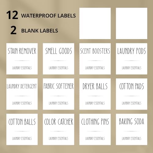 Glass Laundry Pods Container, Half Gallon 2 Liter Laundry Jars - Image 5