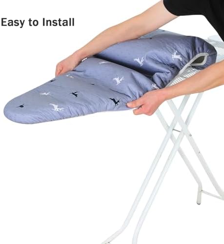 Ironing Board Cover and Pad Standard Size 15 x 54, 3 Pairs of Hook and Loop - Image 5