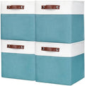 Bagnizer Collapsible Fabric Storage Cubes 11x11 Cube Storage Bins, 4 Pack by Bagnizer