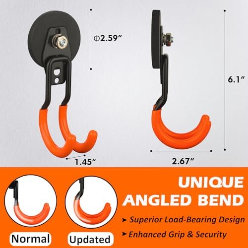 MUTUACTOR Updated Strong Magnet Hooks, 20lbs Anti-Scratch Heavy Duty Magnetic - Image 5